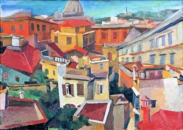 Paesaggio urbano di Renato Guttuso