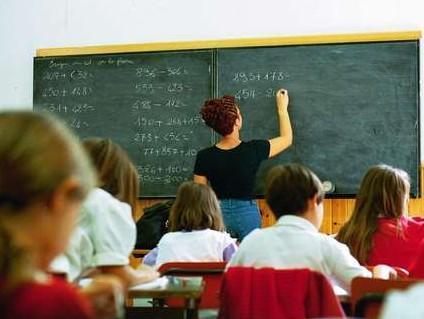 Scuola, professore e alunni