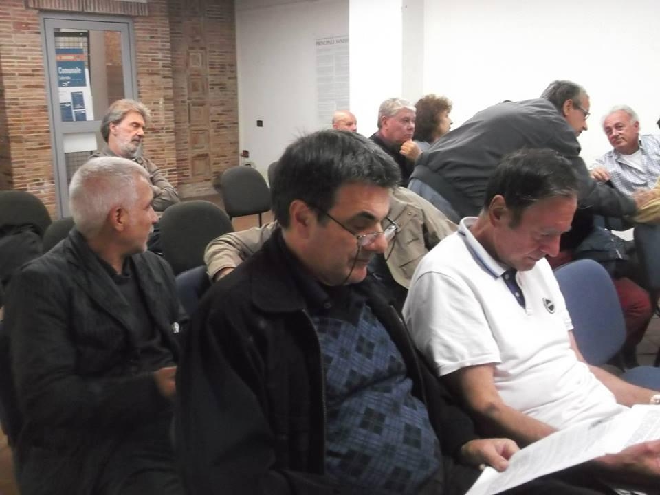 Lavoratori della Videocolor-Videocon all'incontro di Aanangni del 28 ottobre 2014