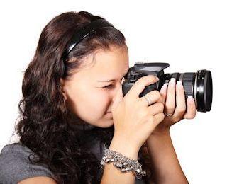 ragazza macchina fotografica 350 260