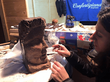 Scultura in cioccolato 350 260