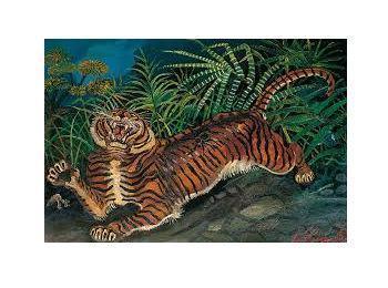 Tigre con ragno di Ligabue