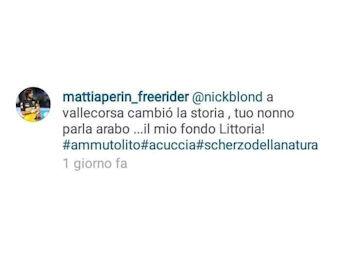 insulto di Perin