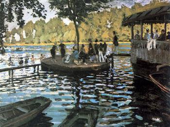 Monet La Grenouillère che significa letteralmente il salto delle rane 350 250
