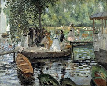 Renoir La Grenouillère che significa letteralmente il salto delle rane 350 280
