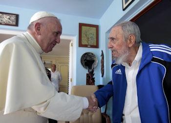 FidelCastro PapaBergoglio 350 250