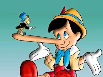 Bugiardo Pinocchio Grilloparlante 350 260