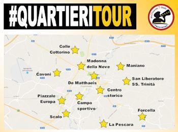 Quartieri Tour cartello 350 260
