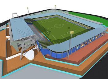 Nessuno si emozioni. E' solo un disegnodello stadio nuovo di Frosinone E' solo un disegnodello stadio nuovo di Frosinone
