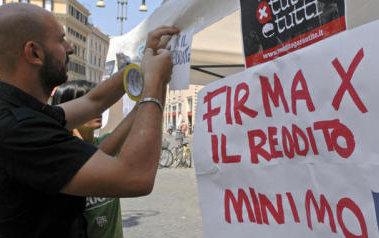 reddito minimo firma