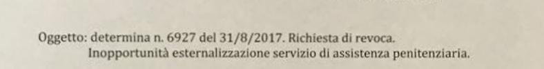 Oggetto richiesta Sindacati a Macchitella