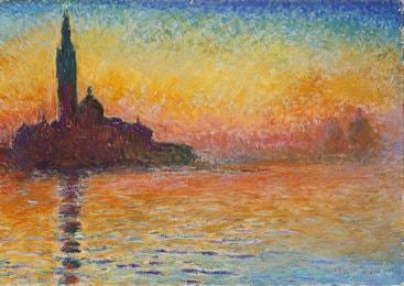 San Giorgio al Crepuscolo Claude Monet analisi min