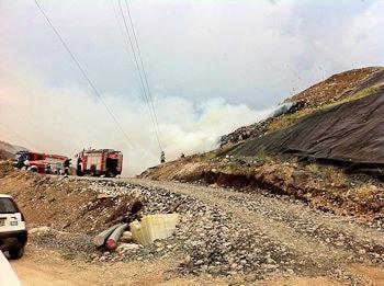 Discarica colleFagiolara incendio 350 260 min