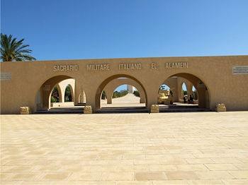 El Alamein Italian memorial entrance 350 260 min