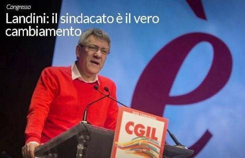 compagno maurizio landini segretario generale cgil 490 min