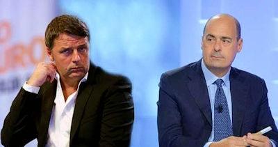 renzi zingaretti 400 min