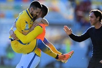 Abbraccio gol Beghetto 350 min