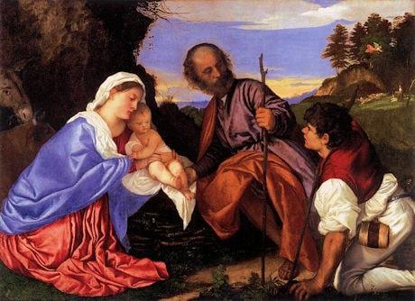 Tiziano Vecellio presepe e omaggiodel pastorello460 min