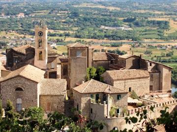 Il paese di Falvaterra da monte Calvario 350 min
