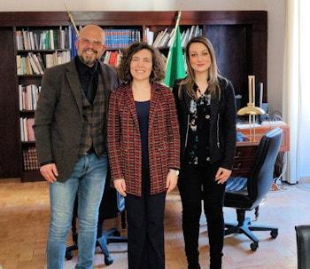 Sottosegretaria Orrico con on Segneri e consigliere Mastronardi