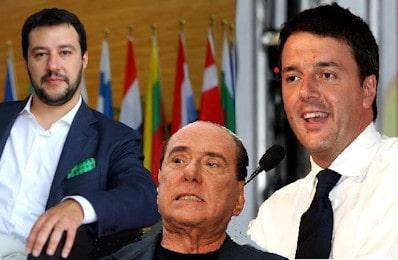 renzi salvini berlusconi 390 min