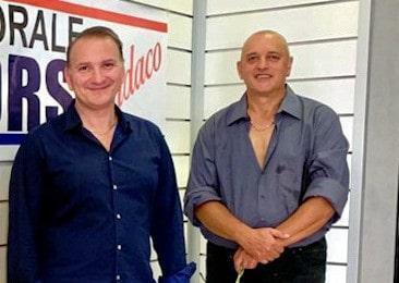Carlo Angeletti a dx con laspirante Sindaco Marco Corsi min
