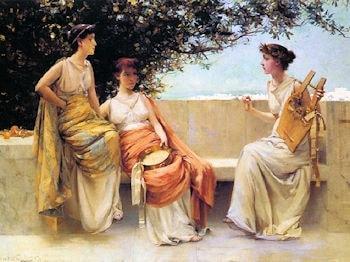 Saffo 1895. Francis Coates Jones 1857-1932 Saffo Francis Coates Jones 1857 1932 Saffo 1895 min