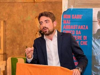 il segretario della federazione provinciale del pd luca fantini min
