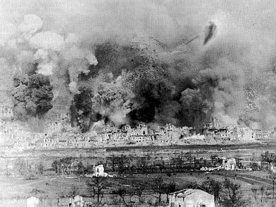 15marzo1944 e Cassino fu rasa al suolo 390 min