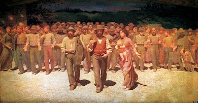 Pellizza da Volpedo Il Quarto Stato 390 min