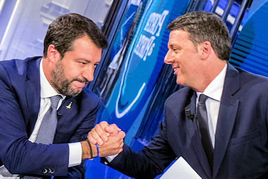 renzi salvini 390 Fanpage