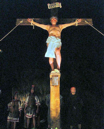 Passione vivente. Processione s passione 350 min