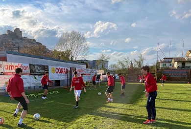 Ceccano calcio in allenamento min
