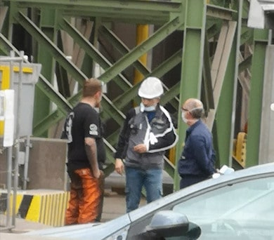 Responsabile dei Lavori in Ilva con braccio ingessato 390 min