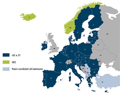 UE StatiMembri più Nato oggi e candidati 390 min