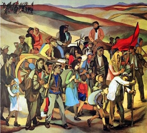 Lotte contadine di Renato Guttuso ©Archives-Giap lotte contadine 500 min