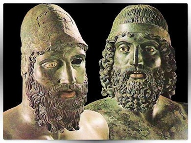 Bronzi Riace volti Reggio GazzettadelSud 390 min