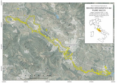 BACINO IDROGRAFICO FIUME SACCO 390 min