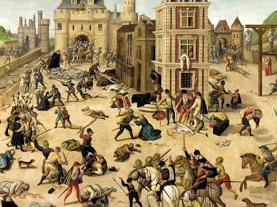 La strage di s.bartolomeo Il quadro dedicato alla strage di San Bartolomeo dallartista ugonotto François Dubois 1529 1584. Si trova al Museo cantonale delle Belle Arti di Losanna 390 min