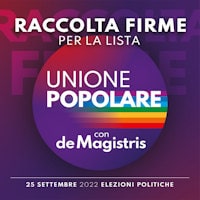 UNIONE POPOLARE post raccolta firme 200 min