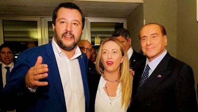 salvini meloni berlusconi 390 LaRepubblica min