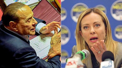 Berlusconi Meloni AgenziaDire 390 min