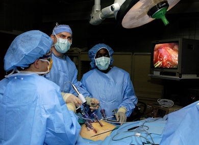 Laparoscopic stomach surgery 390 min