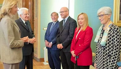 Meloni Mattarella 390 min